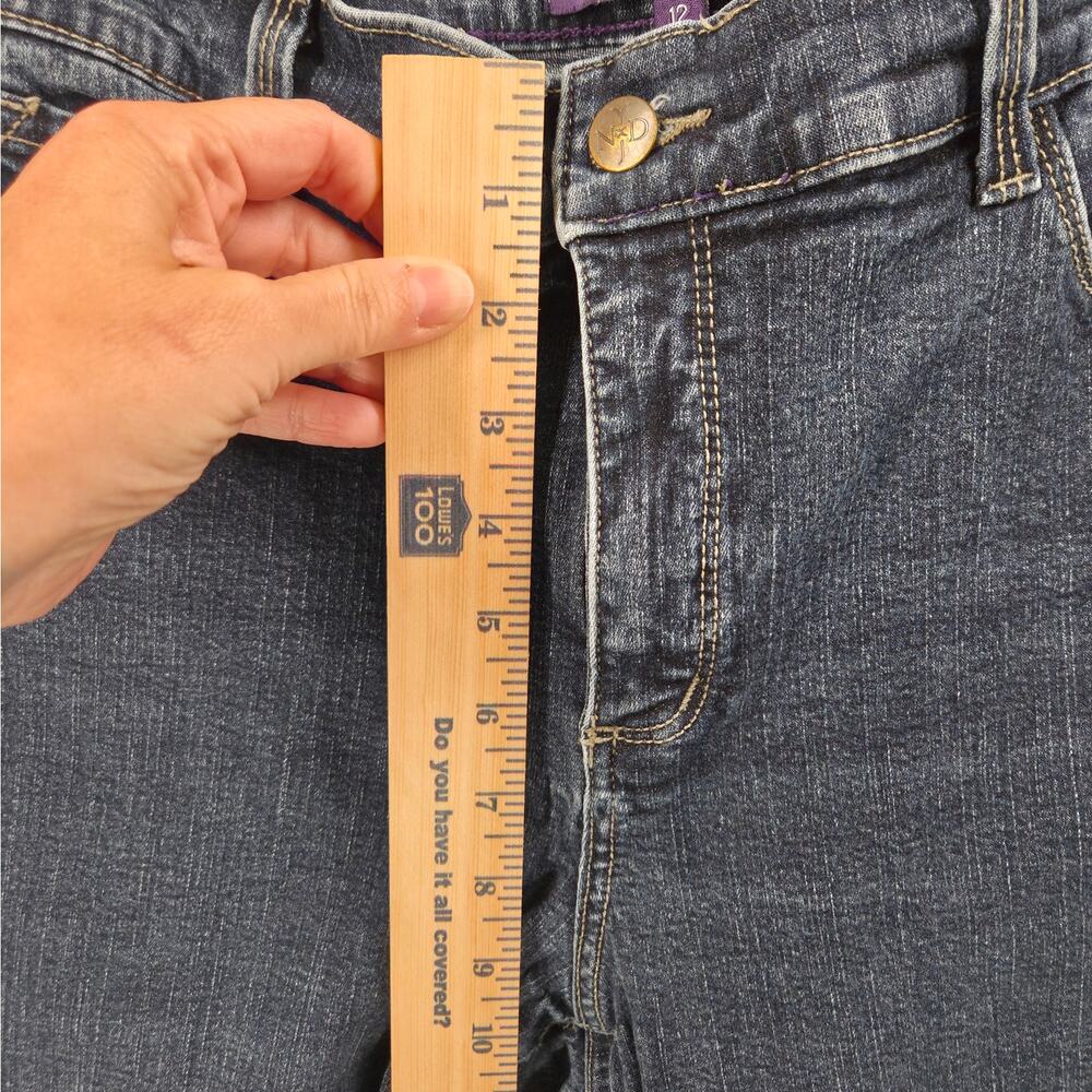 Not Your Daughter’s Jeans NYDJ Lift Tuck Bootcut Jeans Women Size 12 Dark Wash - Picture 7 of 11